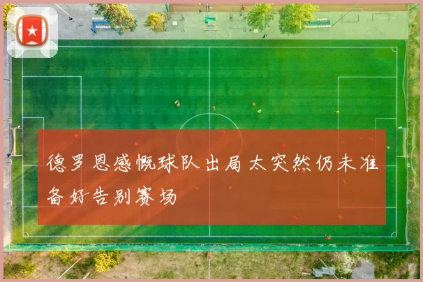 德罗恩感慨球队出局太突然仍未准备好告别赛场